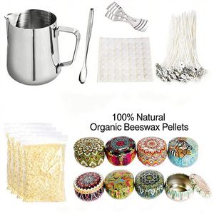 Kit de Création de Cire d'Abeille : Huiles Parfumées, Colorants, Outils, Kit de Démarrage pour Entreprise Artisanale Naturelle, Formation à la Production Artisanale - Product Image 3