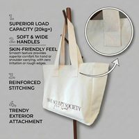 Sacs en toile de coton surdimensionnés personnalisés avec logo pour femmes, shopping, campagnes de marque, plage et clubs de Pilates