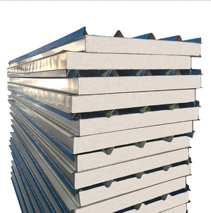 Mái Nhà/Tường Chống Cháy/Cách Điện EPS/Rock LEN/PU/Polyurethane/PIR Bọt Ban Sandwich Panel Cho Kết Cấu Thép - Product Image 2
