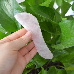 Gua Sha strumenti per il viso per la cura della pelle quarzo rosa Guasha pietra per il massaggio del corpo terapia fisica strumento di massaggio definire la tua mascella - Product Image 5