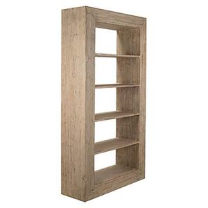 Antique Reproduction Reclaimed Pine Wood <b>Library</b> Bookshelf Multi-functional Bookcase for Sale - Product Image 3