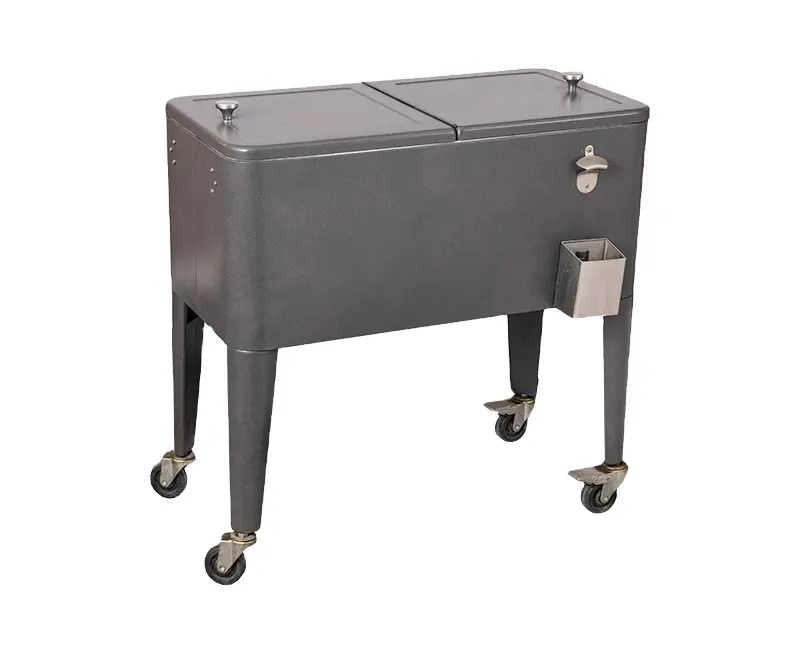 Factory Direct mobile cooler cart-60QT drink cooler cart-60QT beer cooler cart-60QT for you