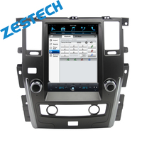 Android 10 2 32G 121 Auto-Audio mit vertikalem Bildschirm für Nissan Patrol Multimedia mit GPS-Navigations-Radio-Audio