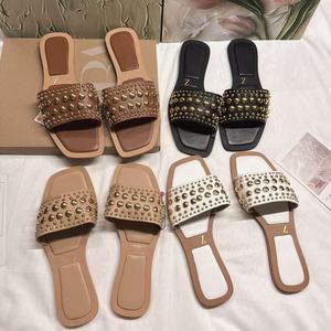 Sandali piatti in metallo stile Joker Liu Ding, moda estiva europea e americana 2026, <span class=keywords><strong>scarpe</strong></span> trendy per il commercio estero - Product Image 3