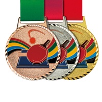 Fabricants de médailles, vente en gros de médailles en métal 3D, trophées, médailles or, argent, bronze, médailles personnalisées pour les sports, médailles de badminton