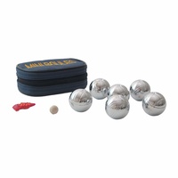 Mini Boule de Pétanque en Acier de 32,5 mm avec Logo Personnalisé pour Sports de Plein Air et Accessoire de Jeu de Table