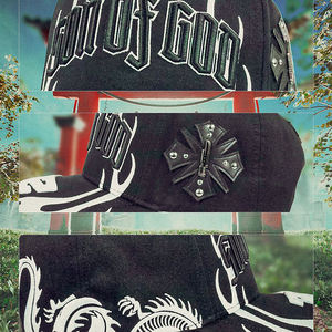 Cappello da Baseball Personalizzato con Logo Ricamato SON of GOD, Chip NFC, in Camoscio, Gorra Bigg Boss, Cappellini Baez - Product Image 3