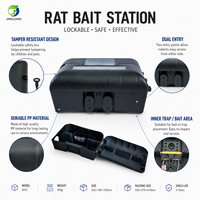 Station d'appât écologique en plastique pour le contrôle des rongeurs (rats et souris)