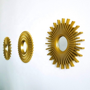 Oro Specchi <span class=keywords><strong>per</strong></span> Specchi A Parete <span class=keywords><strong>per</strong></span> la Decorazione Della Stanza Da Parete Pacchetto di 3 & Home Decor Oro Rotondo Specchi A Parete decorazione Cerchio Specchi Moderna - Product Image 3