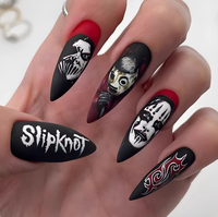 Commande en gros de faux ongles stiletto à presser, faits à la main en acrylique, pour les distributeurs de produits pour ongles