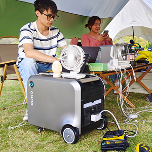 재고 고속 충전 2400W 휴대용 발전소 스마트 <span class=keywords><strong>UPS</strong></span> MPPT 리튬 이온 배터리 태양열 발전기 캠핑 자동차 - Product Image 4