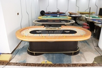 YH – Table de Poker haut de gamme de 96 pouces au Design de luxe Texas Hold'em pour le jeu de Poker