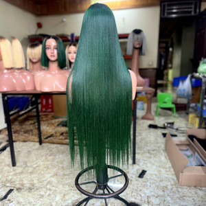 Raw Vietnamese Hair Vendor Bone Straight Virgin Human Hair Mix/Dark Root Color Short Length Transparent for Baby Hair Glueless - Product Image 1