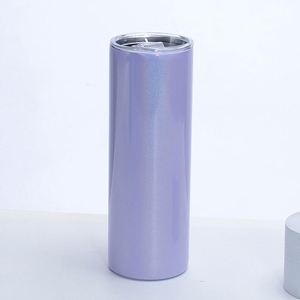 Gobelet isotherme 20oz en acier inoxydable à double paroi, spécial conduite, avec paillettes, personnalisable par transfert thermique, vente en gros - Product Image 6
