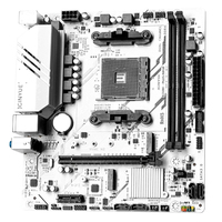 Carte mère JGINYUE B350M PLUS ARGB toute neuve, compatible avec les processeurs AMD AM4 Ryzen 1000/2000/3000/4000/5000