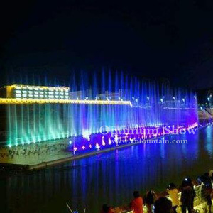 Miễn Phí Thiết Kế Ngoài Trời Trang Trí Thép Không Gỉ Boquillas Fuentes Danzantes Âm Nhạc Đài Phun Nước Hoa Nổi Cho Hồ Bơi Hồ Sông - Product Image 1