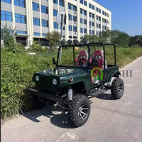 Jeep populaire 300cc 350cc 4x4 4WD à essence pour adultes, mini jeep à essence 250cc 200cc, jeep électrique automatique à batterie