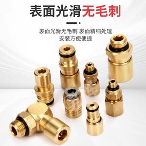 Connecteurs pneumatiques en laiton EISELE à raccord rapide pour presse d'impression et électrovannes AD4 4L AD6 5 Type rotatif - Product Image 2