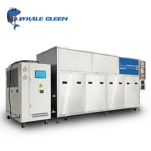 0-2400W Cuatro tanques Refrigeración en fase de gas 105L Máquina de limpieza Limpiador ultrasónico