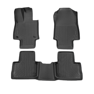 Ensemble complet de tapis de sol de voiture en TPE antidérapant et tapis de <span class=keywords><strong>coffre</strong></span>/dossier avec <span class=keywords><strong>protection</strong></span> toutes saisons pour 2013-2025 - Product Image 1