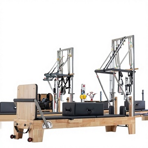 <span class=keywords><strong>Deren</strong></span> S800-X Letto a Torre Due-in-Uno in Legno di Quercia di Alta Qualità per Pilates, Uso in Studio, Multifunzione con Garanzia di 3 Anni - Product Image 2