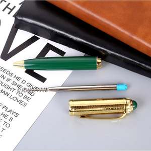 Bolígrafo de metal pesado con diseño en espiral, grabado con diamante, punta de aceite, logotipo láser, regalo de negocios, superventas transfronterizo, China - Product Image 4