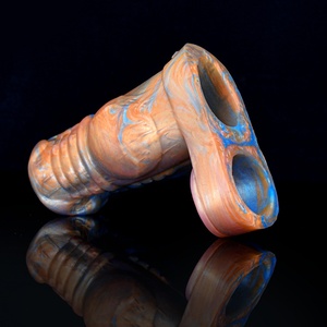 NNSX Hollow Dog <b>Dildo</b> Open-end Penis Sleeves with Knot Cock Sheath for Couple Sex Pleasure Penis Enlargement Sleeves Sex Toys - Product Image 3