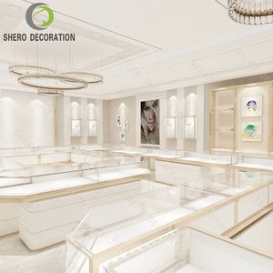 Oferta Especial: Exhibidores de Joyería Redondos con Iluminación LED Moderna, Diseño Innovador, Kioscos de Joyería Personalizados para Centros Comerciales - Product Image 5