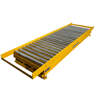 Plateformes élévatrices à ciseaux hydrauliques extensibles, alimentées par courant alternatif, avec convoyeur à rouleaux