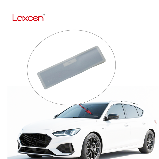 Anti-tearing RFID UHF Rfid Windshield Tag Sticker 860-960MHz Passive Long Distance Paper RFID Car Label for Car Toll Tracking