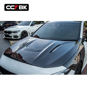 Pour <span class=keywords><strong>Mercedes</strong></span> <span class=keywords><strong>Benz</strong></span> Classe A W177 V177 A160 A180 A200 A220 A250 A35 <span class=keywords><strong>A45</strong></span> S 2018-2022 Capot moteur avant en fibre de carbone sèche - Product Image 3