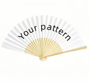 Custom Logo Folding Fan Personalized <b>Gift</b> for Wedding Party Events & Business Promotions Lightweight Portable Decorative Fan - Product Image 2