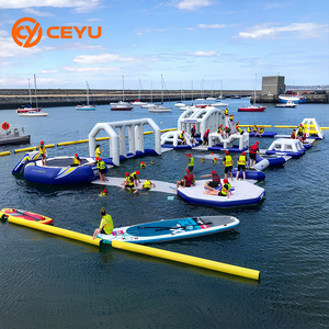 Fournisseur d'équipements de terrain de jeux aquatiques modulaires flottants Ceyu, toboggan gonflable, parc <span class=keywords><strong>aquatique</strong></span>, équipement de <span class=keywords><strong>parcours</strong></span> d'obstacles sportifs - Product Image 1