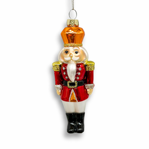 Ornement en verre artisanal de qualité supérieure en forme de <span class=keywords><strong>casse</strong></span>-noisette |   Décoration de Noël de Luxe |   Conception personnalisée OEM ODM - Product Image 4