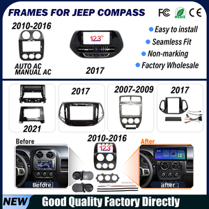 Kit de montage d'autoradio Android pour tableau de bord de <span class=keywords><strong>voiture</strong></span>, compatible JEEP Cherokee, JEEP Renegade, JEEP Liberty, JEEP Commander - Product Image 3
