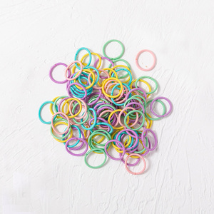100 Cái/túi 2Mm Đường Kính 2Cm Mini Kids Dải Tóc Đàn Hồi Đuôi Ngựa Người Giữ Dây Đàn Hồi Tóc Ties Cho DIY Phụ Kiện Tóc - Product Image 5
