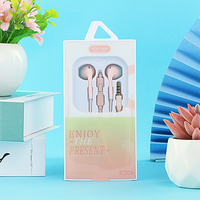 KIKI-376 Macron Écouteurs filaires mignons avec prise jack 3,5 mm, casque avec microphone pour iPhone, pour Apple 5 6 Android MP3 MP4