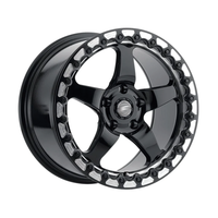 Jantes forgées de course de 15, 17 et 18 pouces, personnalisées, avec système Beadlock, finition noire brillante, fraisées, 5x115, 5x114.3 pour Challenger Hellcat Mustang GT