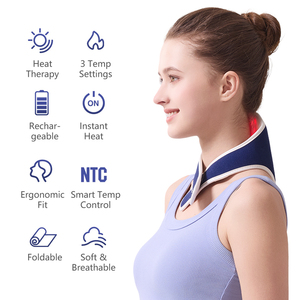 <span class=keywords><strong>Almohadilla</strong></span> Térmica Pequeña para Cuello, Masajeador Envolvente para Alivio del Dolor Cervical, Ideal para E-commerce - Product Image 4