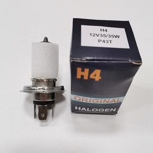 Đèn LED siêu trắng 12V 60/55W chân <span class=keywords><strong>H4</strong></span> cho xe máy ô tô, ánh sáng xanh, nhiệt độ màu 6000k, bóng đèn <span class=keywords><strong>H4</strong></span> 12v 3535w P43T - Product Image 4