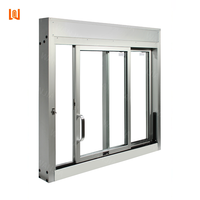 Fenêtres coulissantes en aluminium personnalisées de haute qualité pour usage résidentiel Design moderne à coupure thermique Verre à double vitrage en alliage d'aluminium