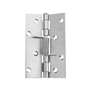 Stainless Steel <b>Spring</b> Hinge 304B 6 Hole 180 Degree Soft Closing <b>Door</b> Hinge Minimalist Design - Product Image 1