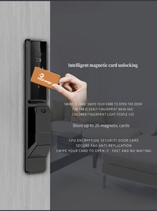 Serrure de porte intelligente avec reconnaissance faciale 3D, écran de 4,5 pouces, caméra sans fil automatique, empreinte digitale, Tuya - Product Image 4