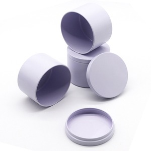 Hộp đựng nến bằng thiếc cao cấp màu đen, có nắp và hộp đựng, in logo tùy chỉnh, dung tích <span class=keywords><strong>4OZ</strong></span>, 8OZ, kích thước 6.5*5.2cm - Product Image 4