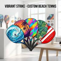 Raquette de beach tennis JAS, prix usine, nouvelle arrivée, fibre de carbone 12K, fibre de verre, surface rugueuse, forme de pagaie diamant professionnelle