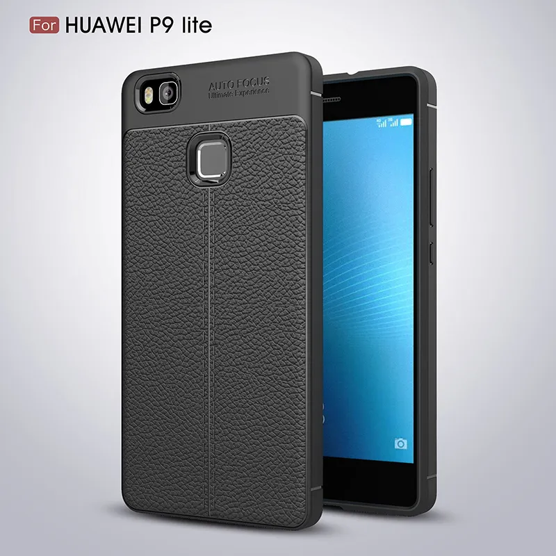 Huawei P9 Lite P9Plusの究極の体験ケースHuaweiP9 Lite 20162017のシンプルなソフトライチパターンTPU電話カバー