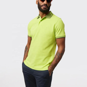Camiseta de Golf de Lona 100% Algodón Sólido Sublimada con Logotipo Personalizado OEM para Hombre - Product Image 1