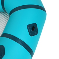 Neokudo Bon marché PVC Packraft Drifting Single Packraft avec Drop Stitch Floor Whitewater River Packraft