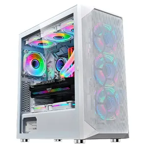 SNOWMAN Mesh Design Case Gaming ARGB Effect E-ATX ATX Computer Case Magnetic Dust Filter Gaming PC Case Full Tower