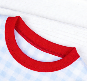 Conjuntos <span class=keywords><strong>de</strong></span> Ropa Navideña para Bebés 2026, Pijamas Infantiles <span class=keywords><strong>de</strong></span> Punto Azul a Cuadros, Ropa <span class=keywords><strong>de</strong></span> Santa Claus para Niños - Product Image 3